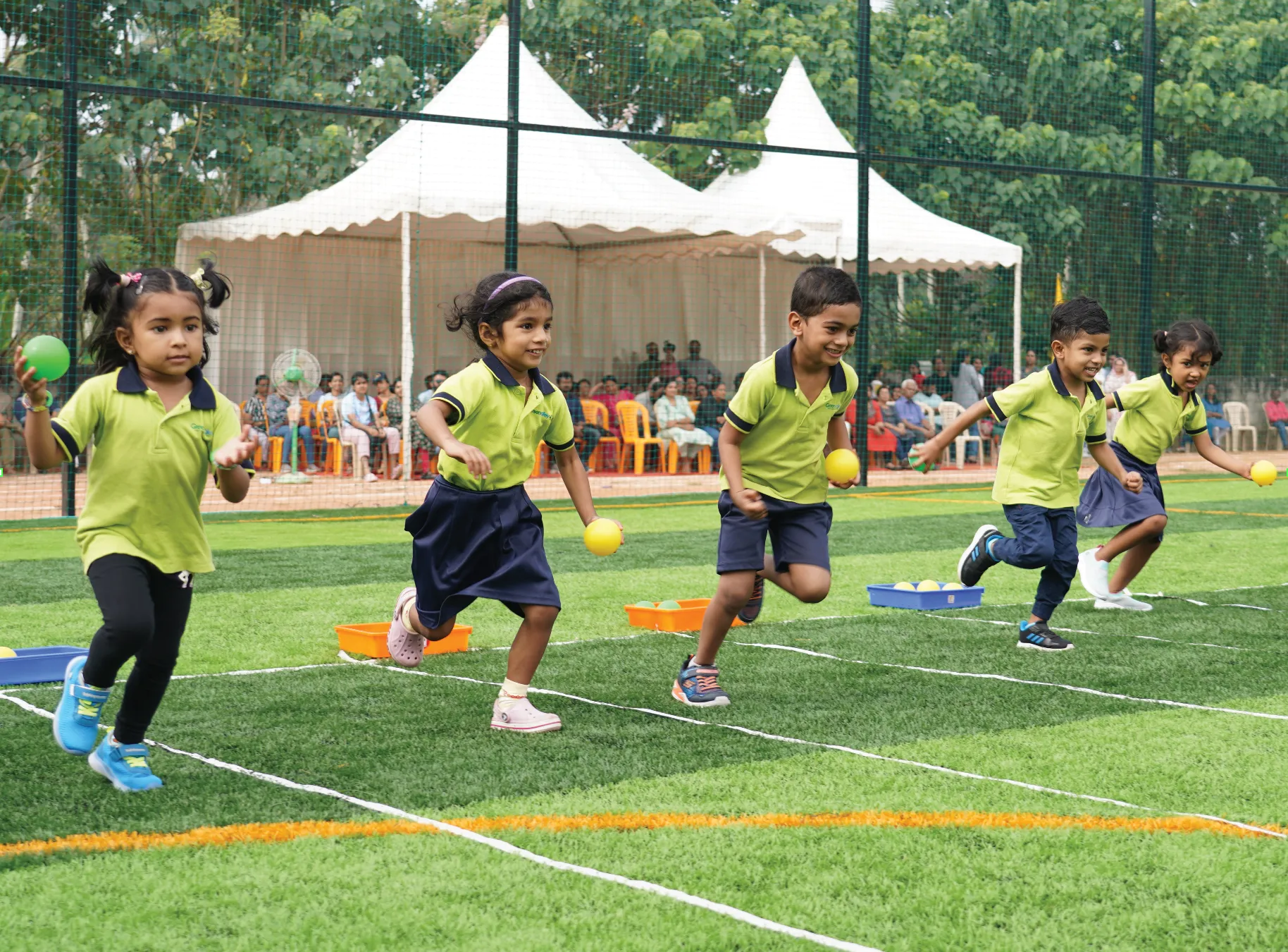 learners running in a sports event