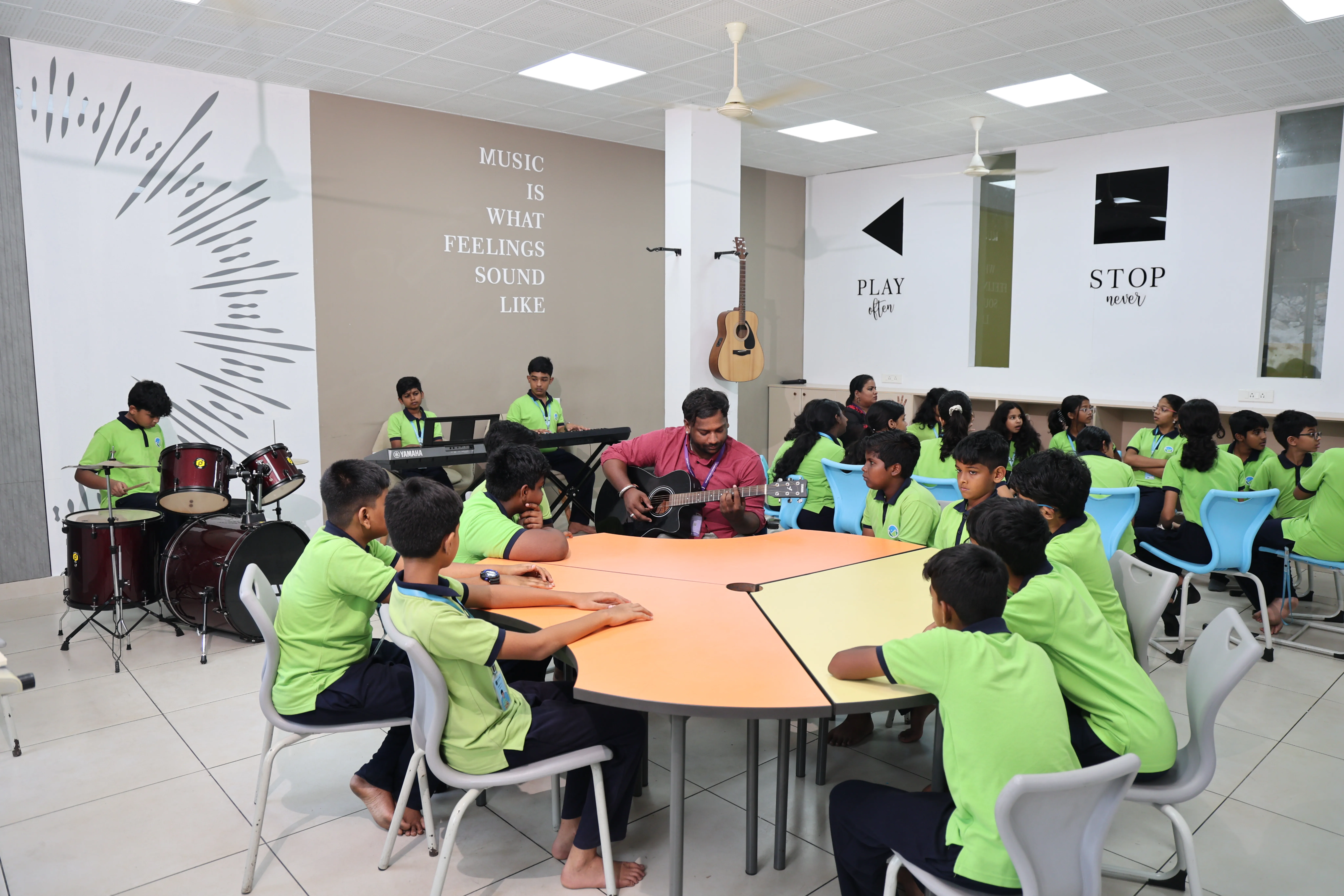 learners learning music